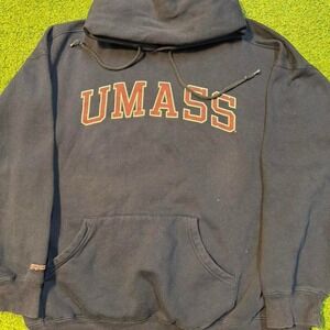 Jansport black University of Massachusetts hoodie Size L #college #americana